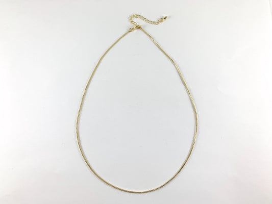 Delicate Gold Plated Dainty Minimalist Link Necklace 10PCS
