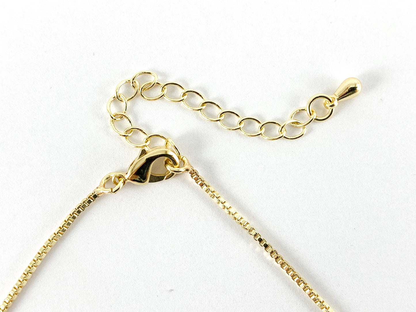 Delicate Gold Plated Dainty Minimalist Link Necklace 10PCS