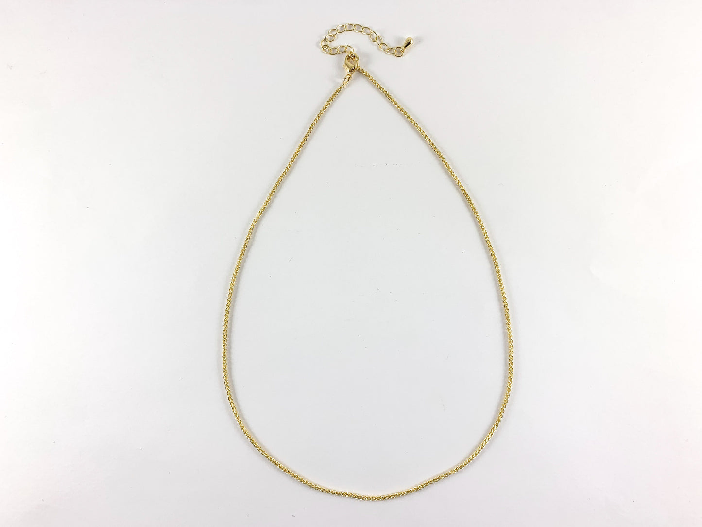 Delicate Gold Plated Dainty Minimalist Link Necklace 10PCS