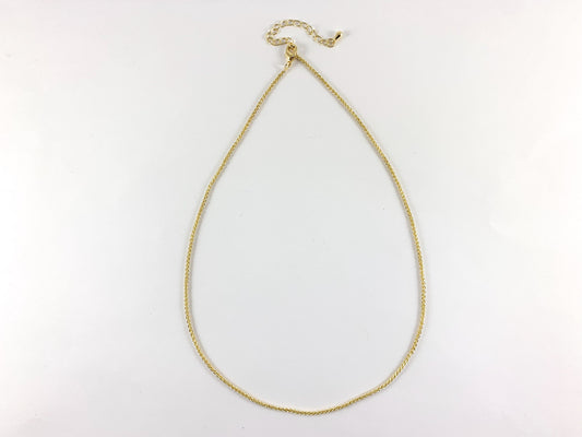 Delicate Gold Plated Dainty Minimalist Link Necklace 10PCS