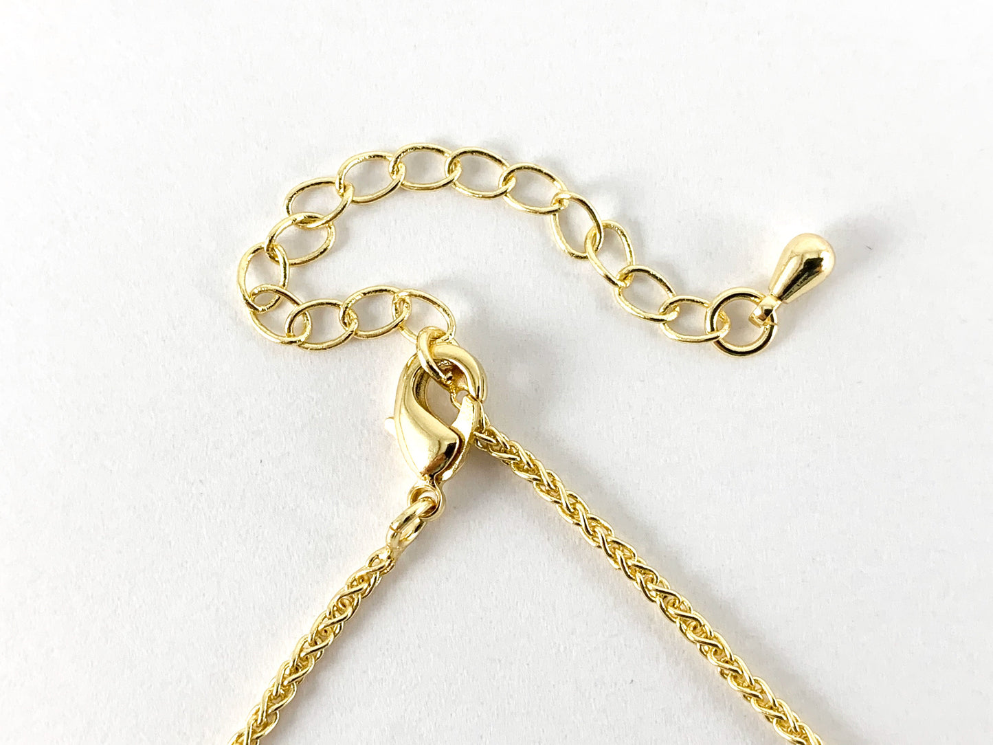 Delicate Gold Plated Dainty Minimalist Link Necklace 10PCS