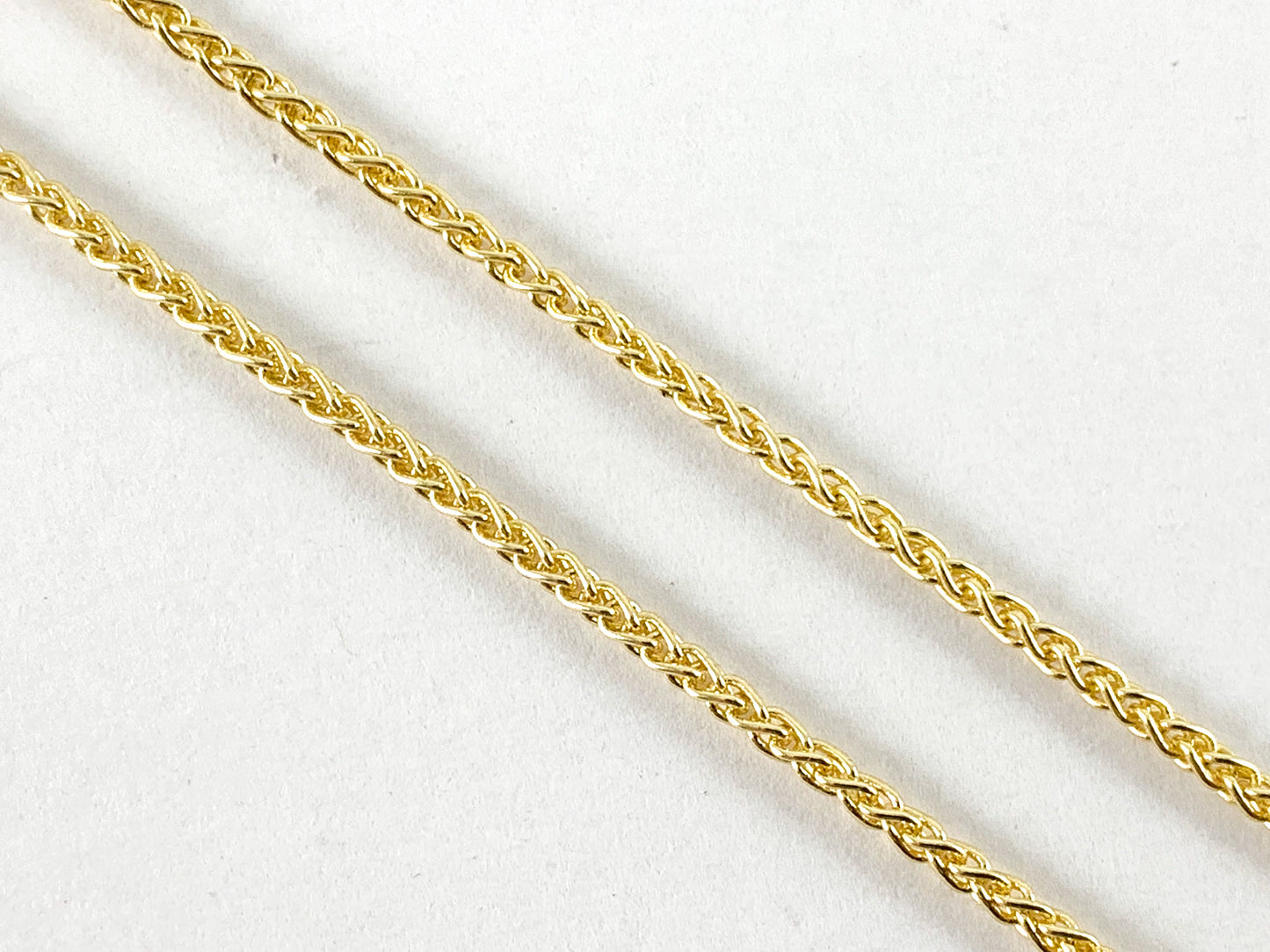 Delicate Gold Plated Dainty Minimalist Link Necklace 10PCS