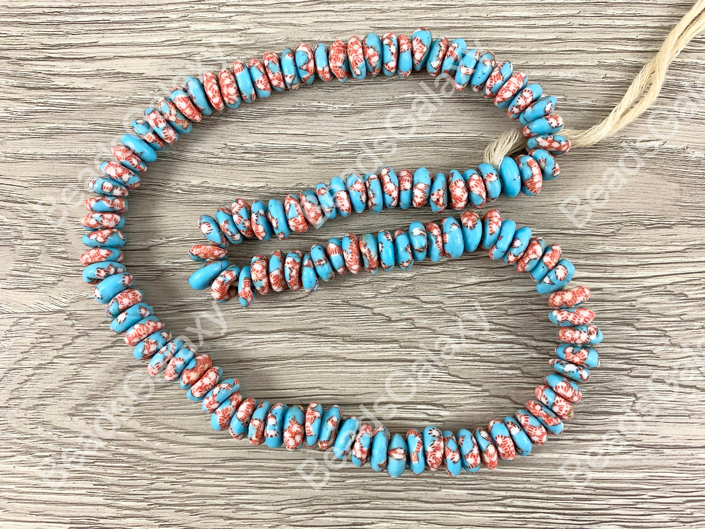 Handmade Recycled Sankas Glass Beads From Ghana Africa