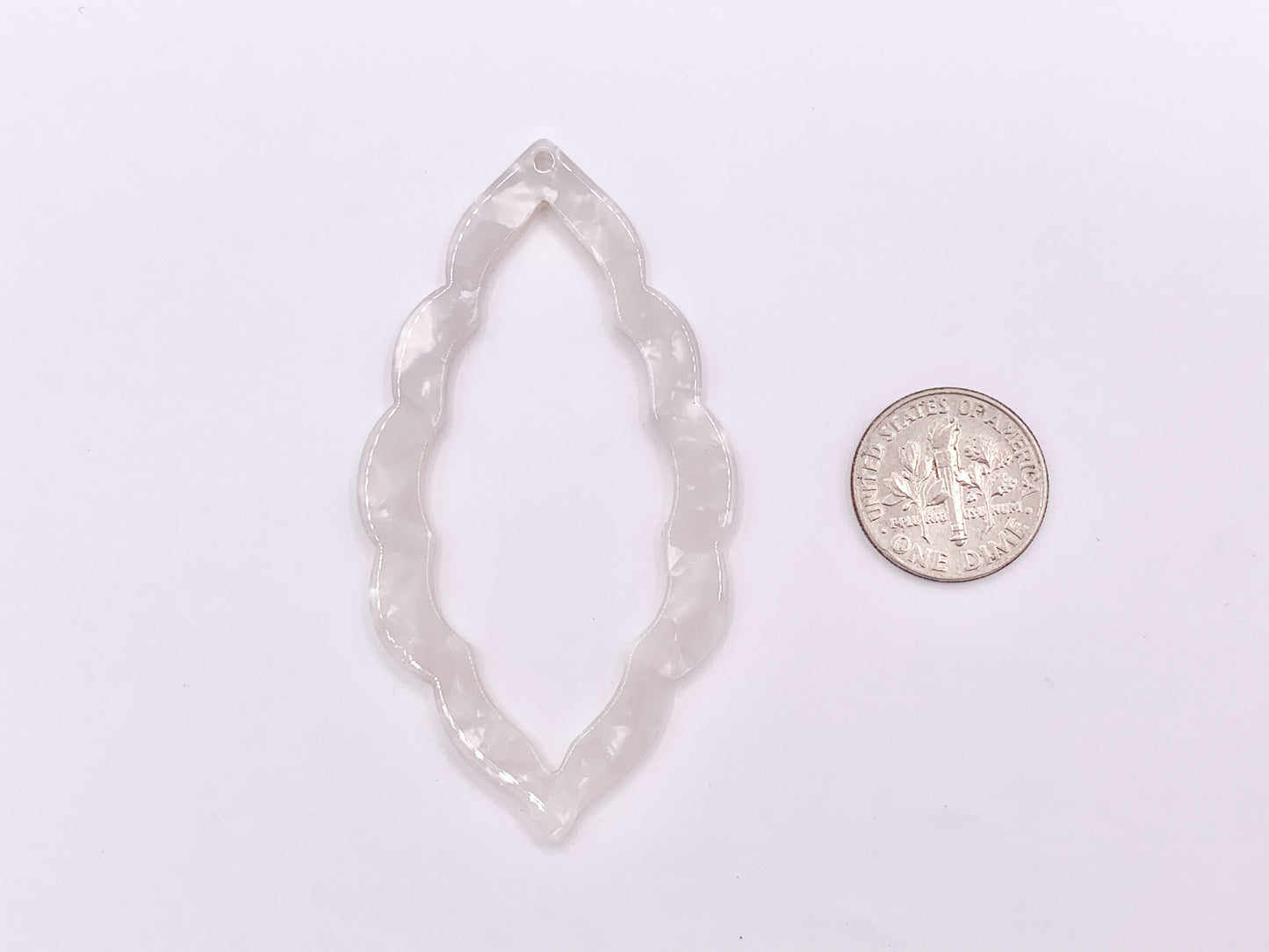 34x64mm Acetate Hollow Marquis Earring Pendants Acetate Earring Findings For Jewelry Making 9 Colors Available | 6PCS