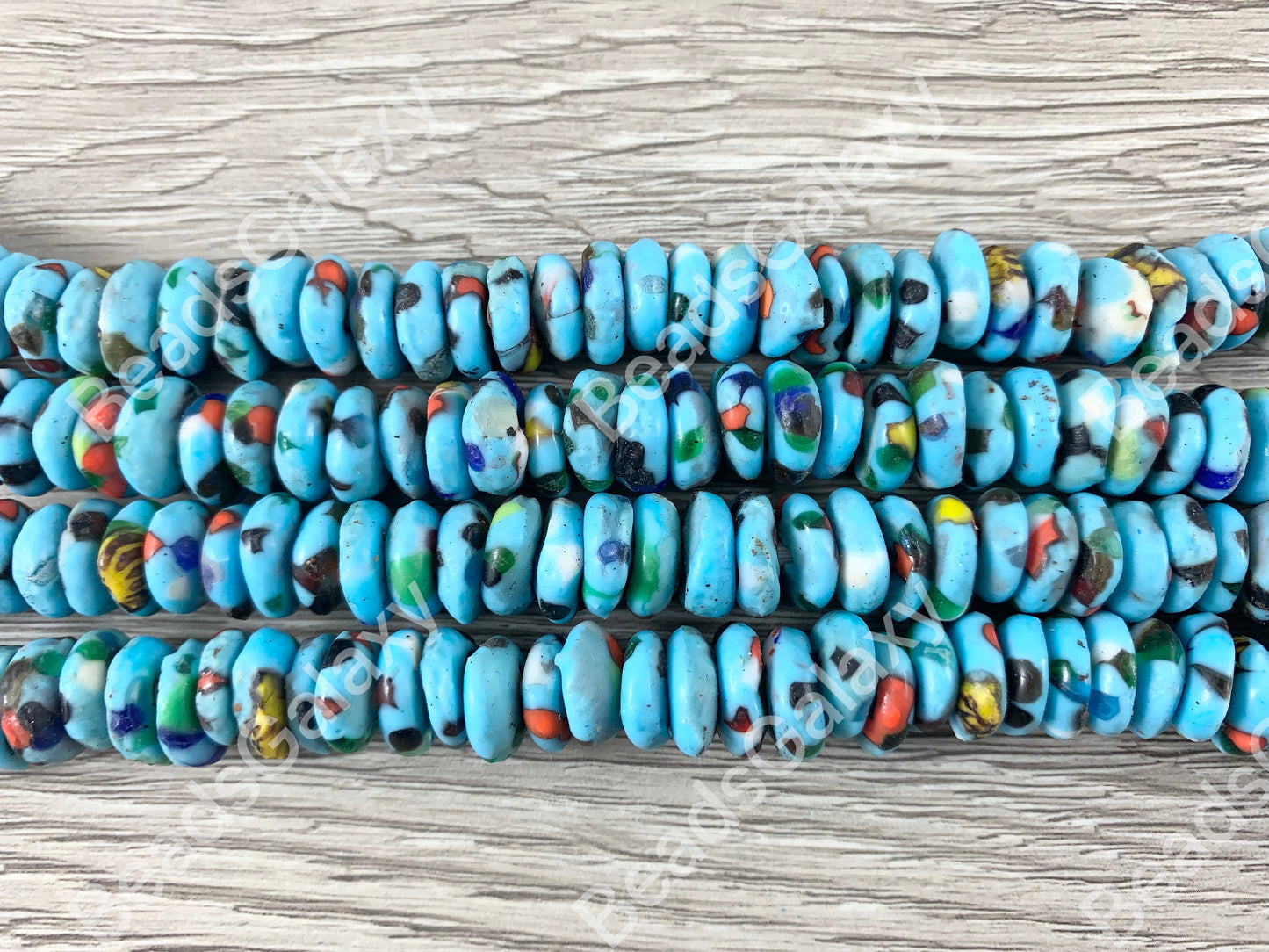 Handmade Recycled Sankas Glass Beads From Ghana Africa