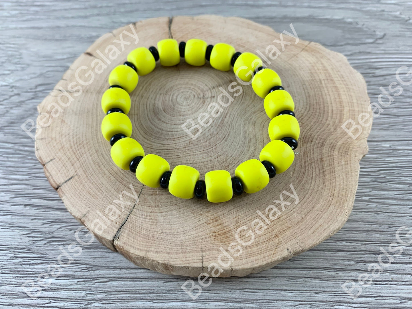 Colorful Glass Stretchy Bracelet Multiple Color Available