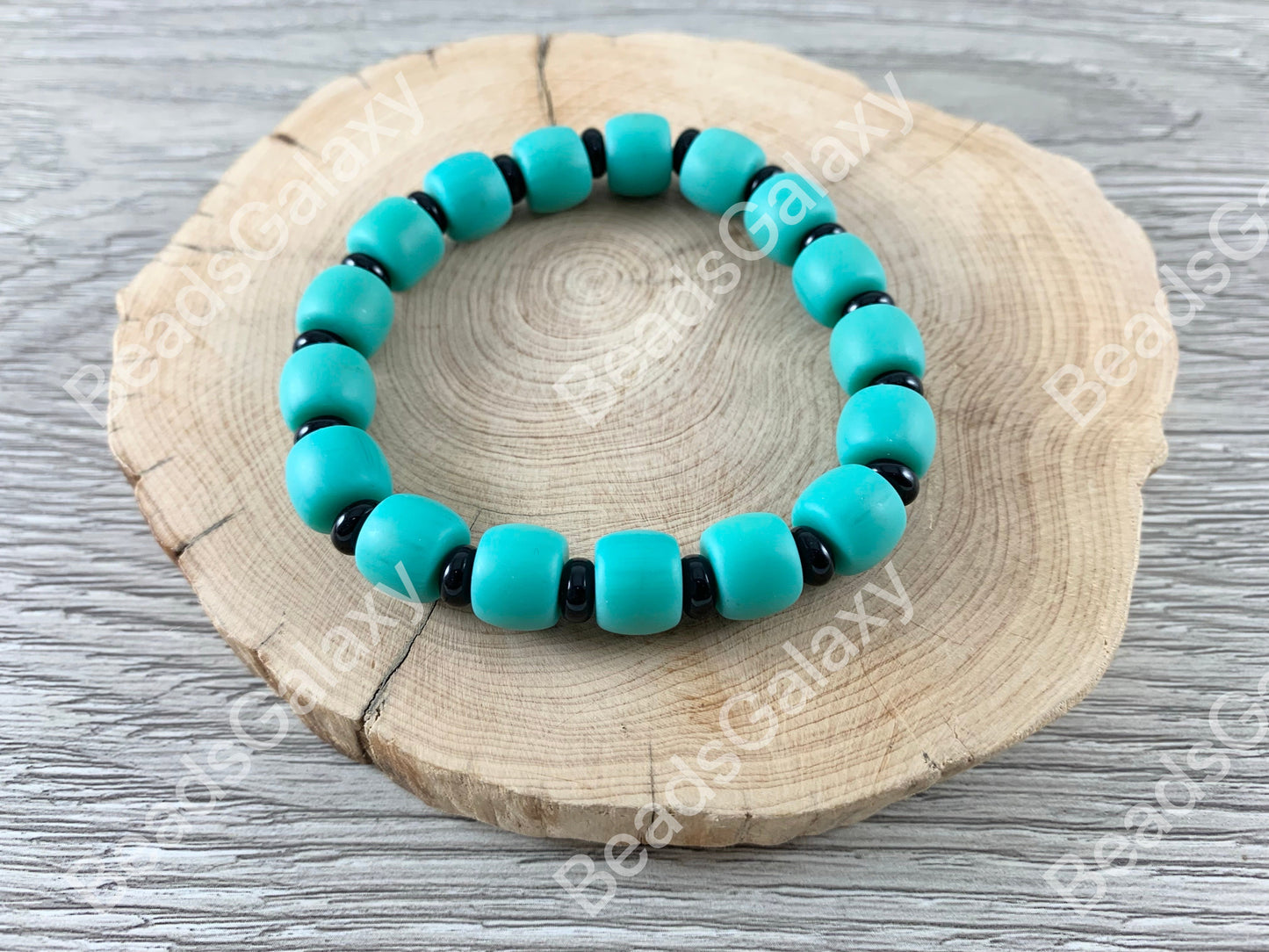 Colorful Glass Stretchy Bracelet Multiple Color Available