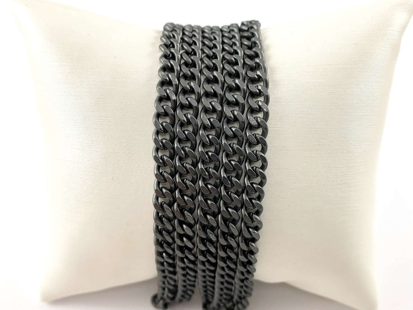 Real Gold /Platinum /Matte Gold /Matte Gunmetal Plated Link Curb/Cuban Chain for Men and Women Necklace/Bracelet Making