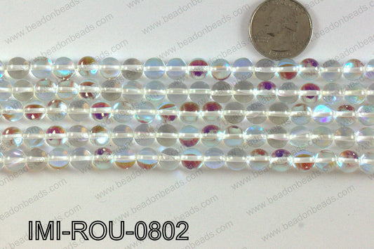Imitation moonstone 8mm IMI-ROU-0802