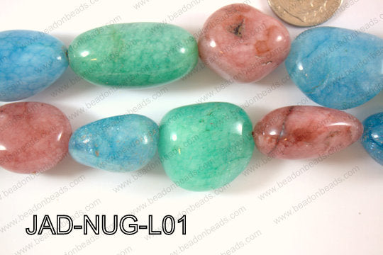 Jade Nugget Large 25x35mm JAD-NUG-L01
