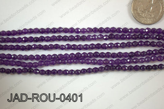 Jade Faceted Round 4mm JAD-ROU-0401