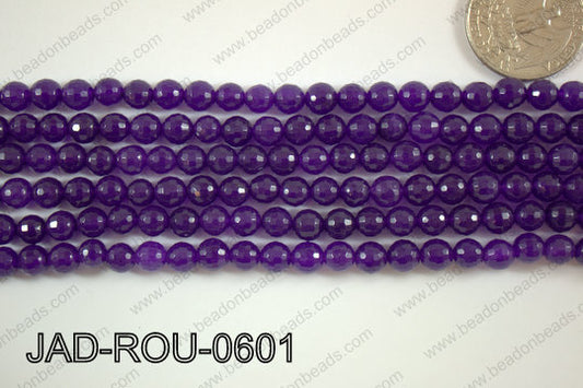 Jade Faceted Round 6mm JAD-ROU-0601