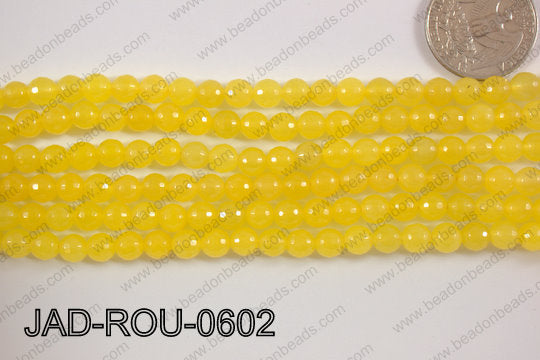 Jade Faceted Round 6mm JAD-ROU-0602