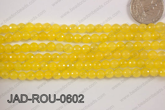 Jade Faceted Round 6mm JAD-ROU-0602