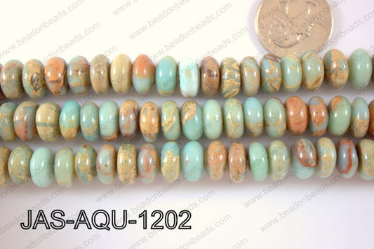Jasper Aqua Terra Rondel 12mm JAS-AQU-1202