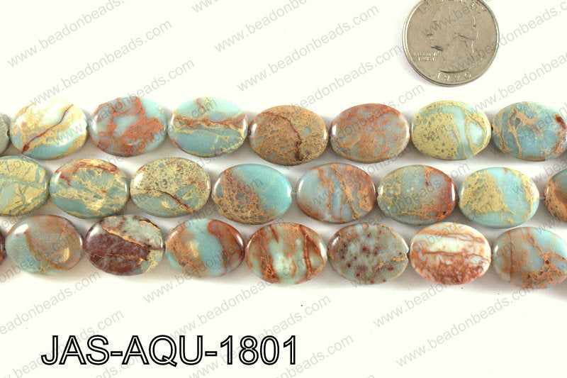 JASPER AQUA TERRA OVAL 18 X25 MM JAS-AQU-1801