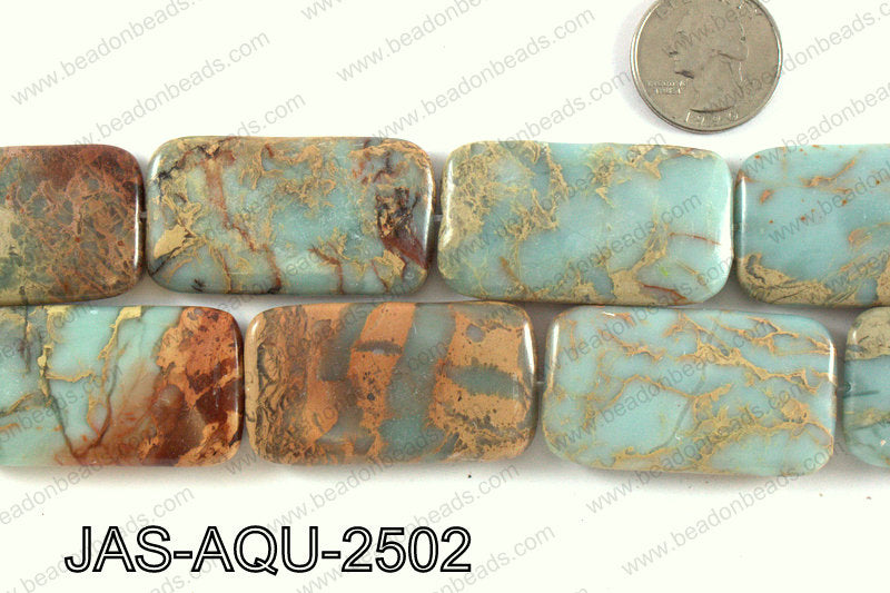 JASPER AQUA TERRA RECTANGLE 25 X45 MM JAS-AQU-2502