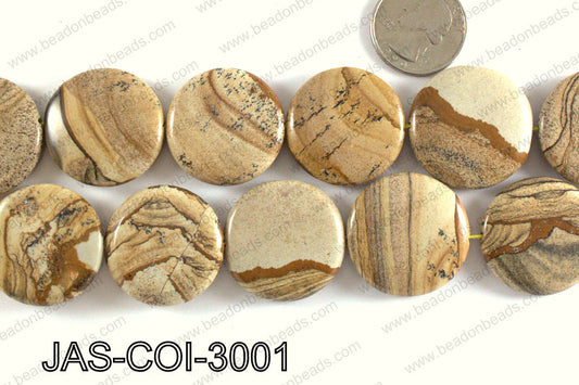 Picture Jasper Coin 30mm JAS-COI-3001
