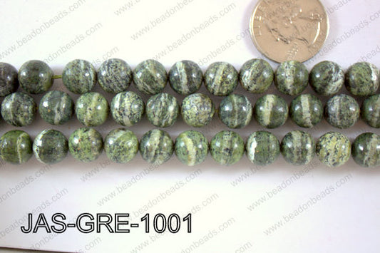 Jasper Green Round  10mm JAS-GRE-1001