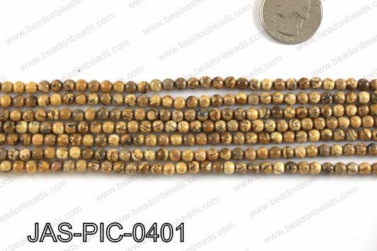 Picture Jasper round 4mm JAS-PIC-0401