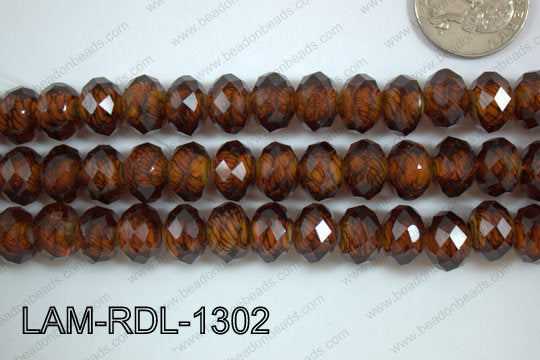 Lampwork Rondel 13mm LAM-RDL-1302