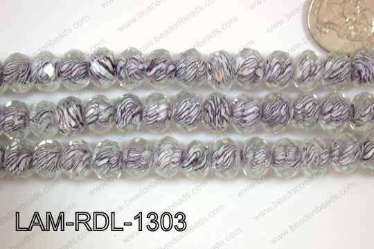 Lampwork Rondel 13mm LAM-RDL-1303