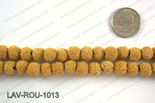 Lava Round, Yellow 10mm LAV-ROU-1013