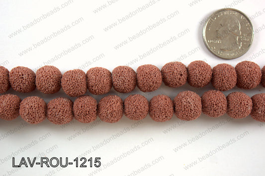 Lava Round, Red 12mm LAV-ROU-1215
