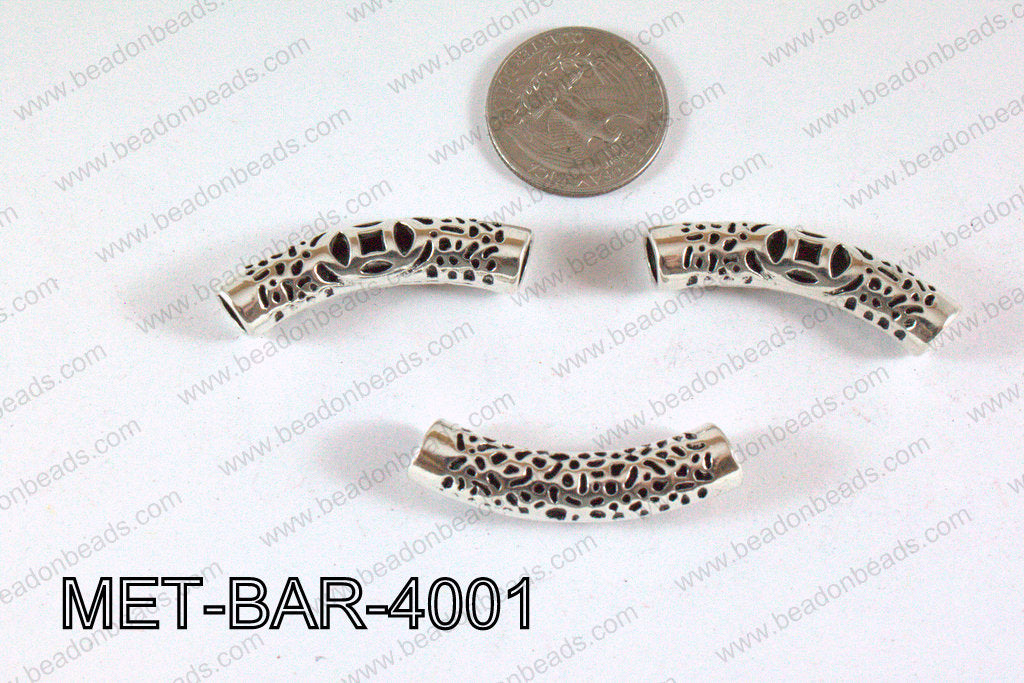 Metal Bar Silver 40x10mm MET-BAR-4001