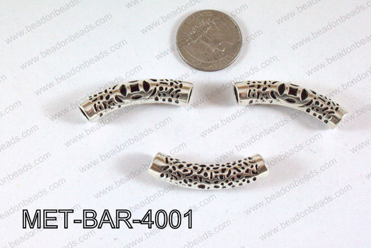 Metal Bar Silver 40x10mm MET-BAR-4001