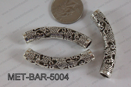 Metal Bar Silver 10X50mm MET-BAR-5004