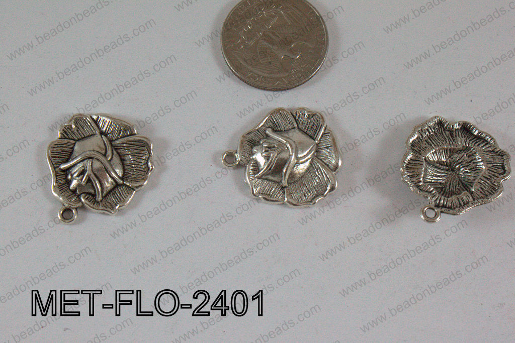 Flower Pendant 24mm MET-FLO-2401