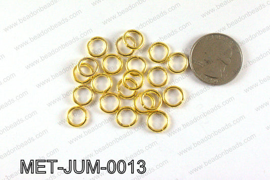10MM Gold open Jump ring MET-JUM-0013