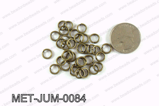 8MM Bronze open Jump ring MET-JUM-0084