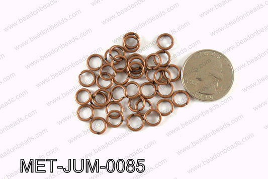 8MM Copper open Jump ring MET-JUM-0085