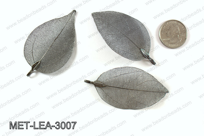 Electroplated copper leaf, 30x60mm MET-LEA-3007