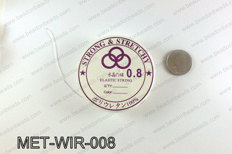 Strong and stretchy wire 0.8mm MET-WIR-008