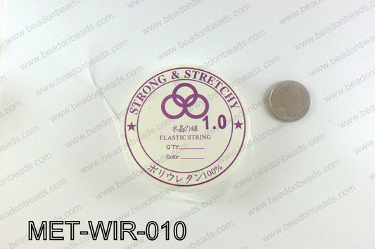 Strong and stretchy wire 1.0mm MET-WIR-010
