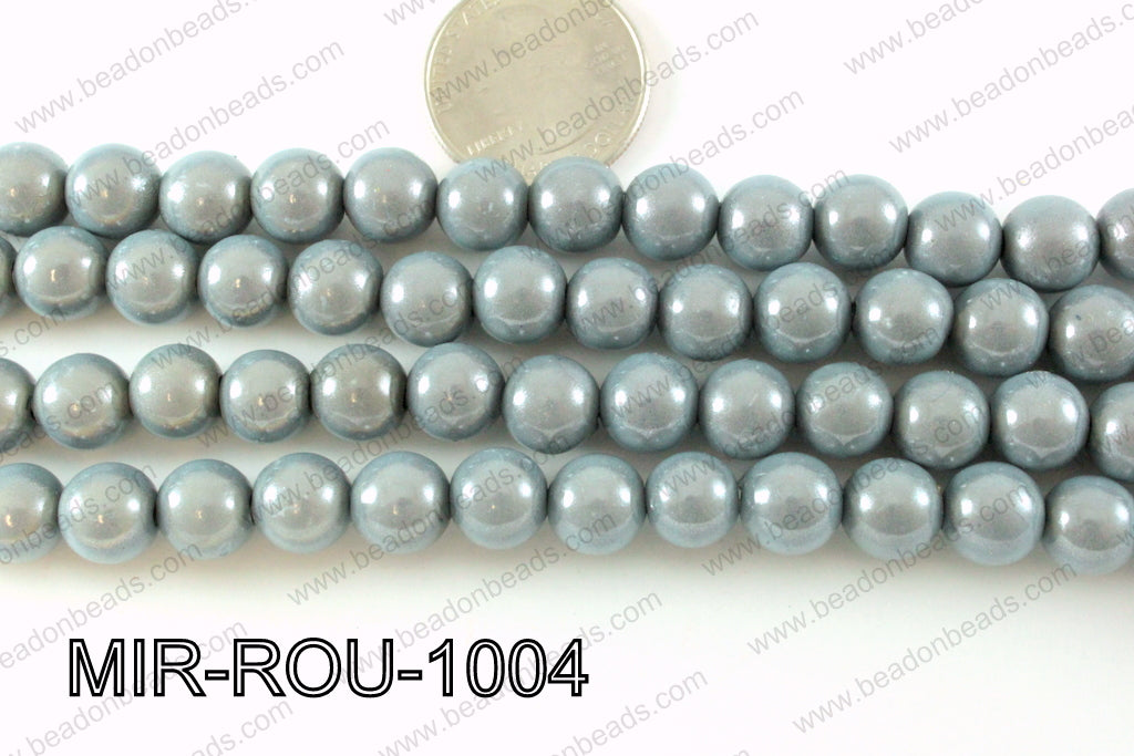 Miracle Bead Grey 10mm MIR-ROU-1004