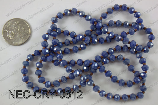 6mm crystal necklace NEC-CRY-0612