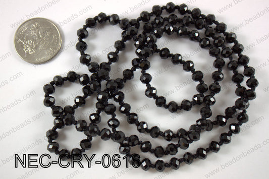 6mm crystal necklace NEC-CRY-0616