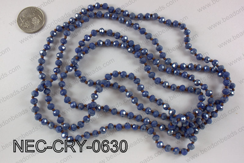 6mm crystal necklace NEC-CRY-0630