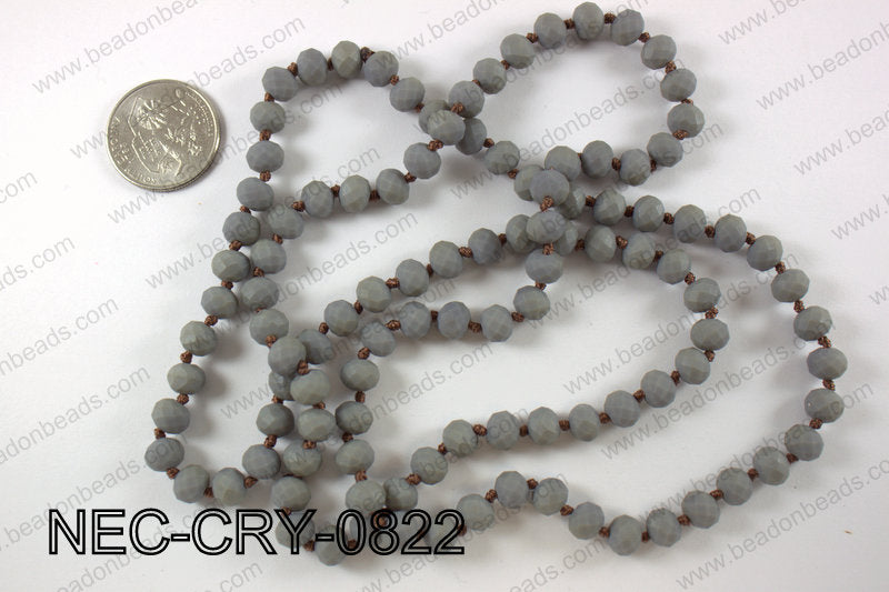 8mm crystal necklace NEC-CRY-0822
