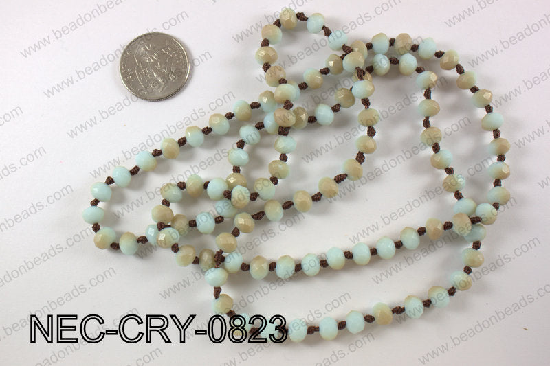 8mm crystal necklace NEC-CRY-0823