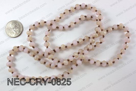 8mm crystal necklace NEC-CRY-0825