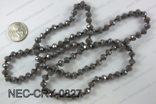 8mm crystal necklace NEC-CRY-0827
