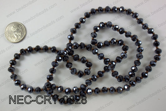 8mm crystal necklace NEC-CRY-0828