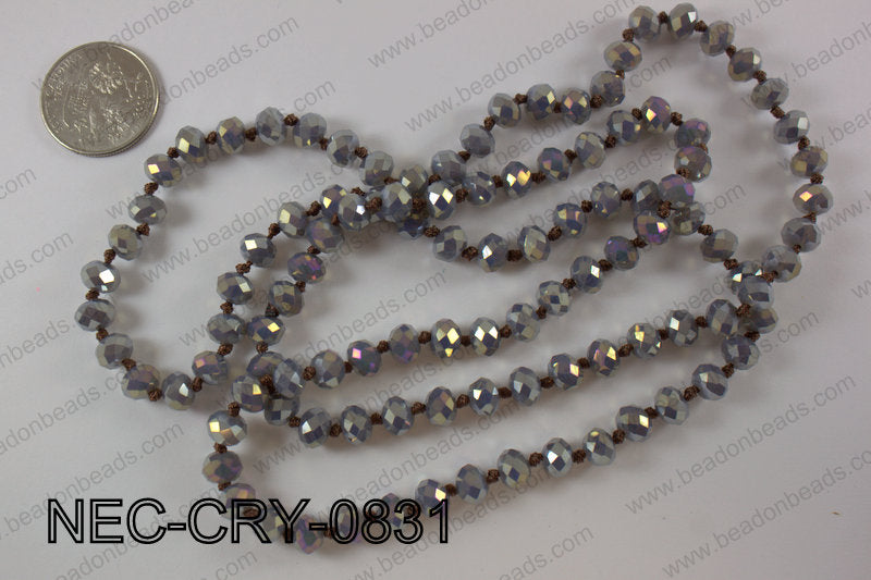 8mm crystal necklace NEC-CRY-0831