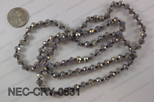 8mm crystal necklace NEC-CRY-0831