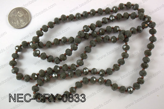 8mm crystal necklace NEC-CRY-0833